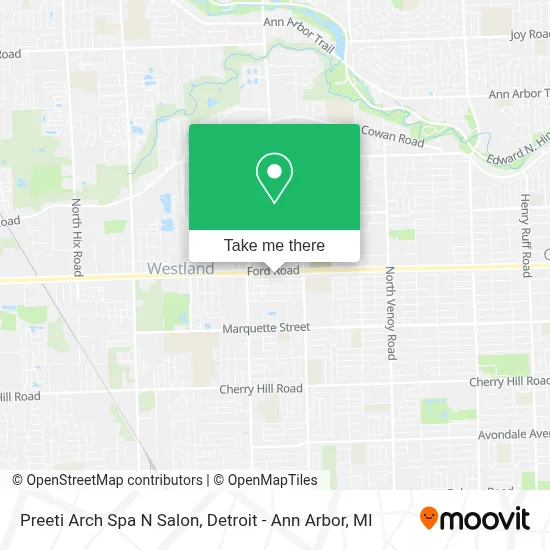 Preeti Arch Spa N Salon map