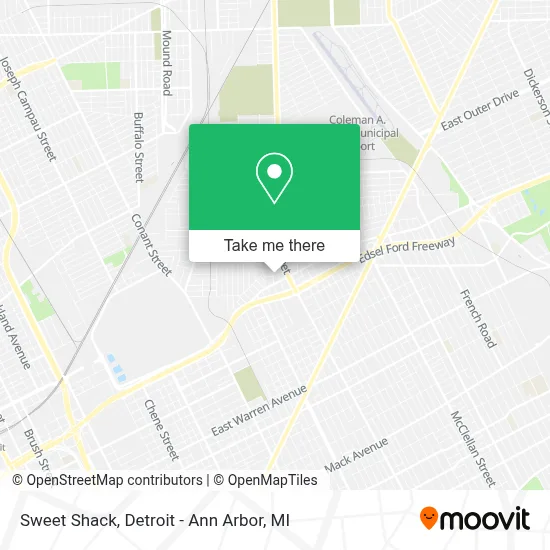 Sweet Shack map