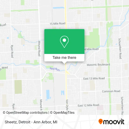 Sheetz map