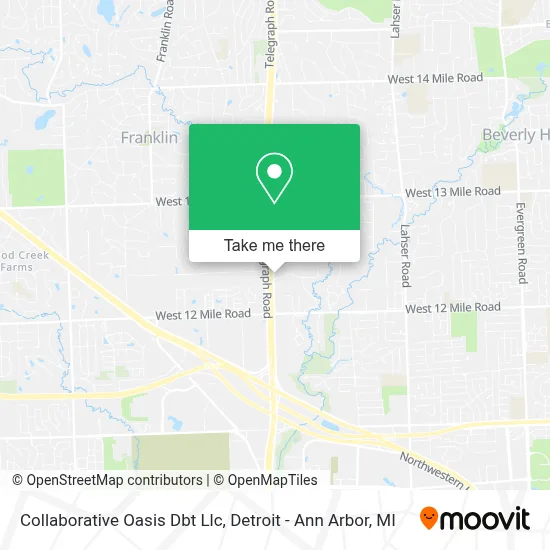 Collaborative Oasis Dbt Llc map