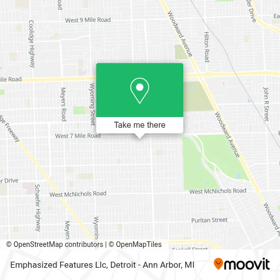 Emphasized Features Llc map