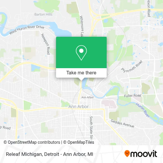Releaf Michigan map