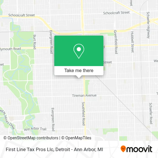 First Line Tax Pros Llc map