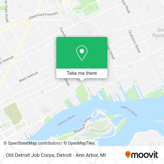 Old Detroit Job Corps map