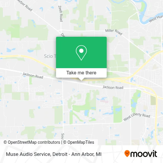 Muse Audio Service map
