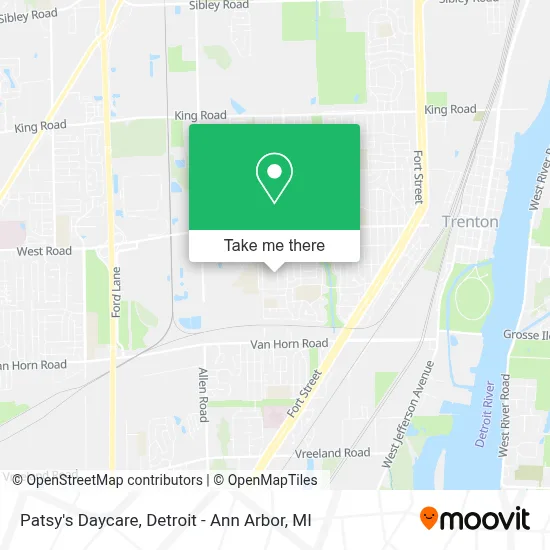 Patsy's Daycare map