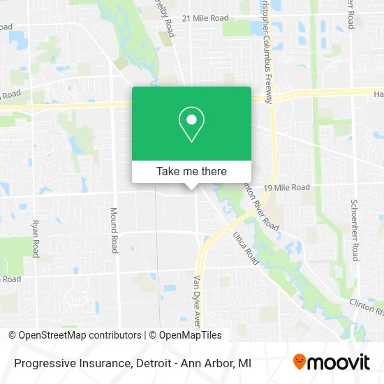 Progressive Insurance map