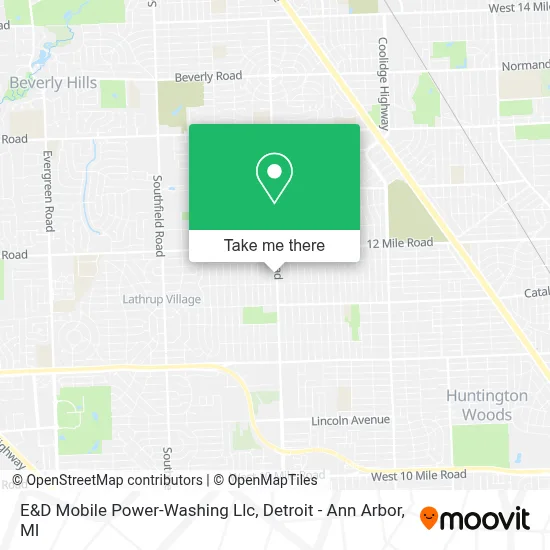 E&D Mobile Power-Washing Llc map