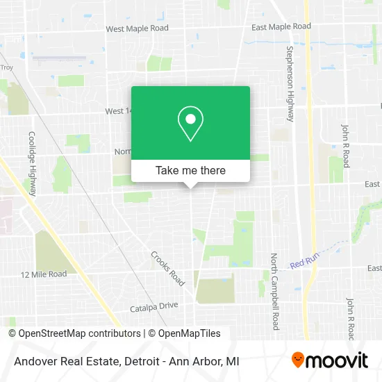 Andover Real Estate map