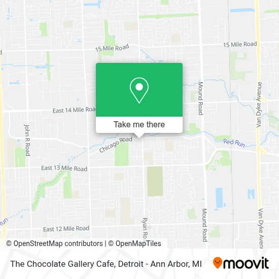 The Chocolate Gallery Cafe map