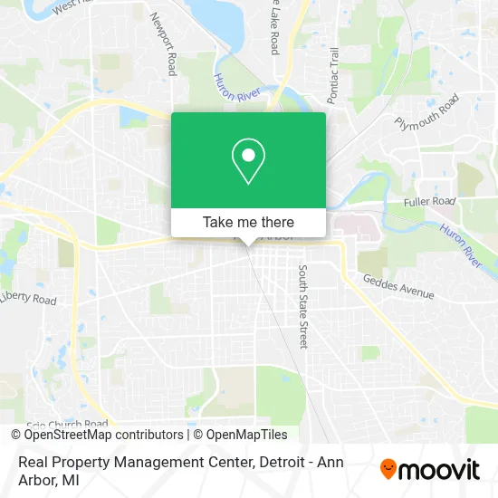 Real Property Management Center map