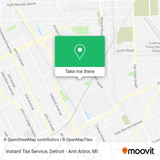 Instant Tax Service map