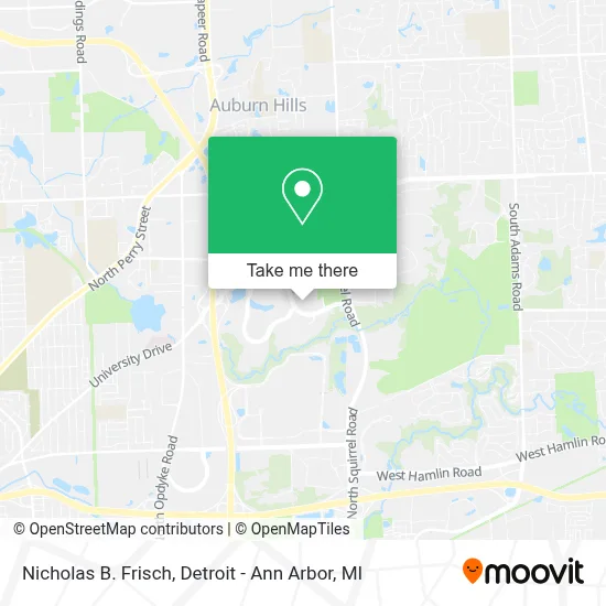Nicholas B. Frisch map