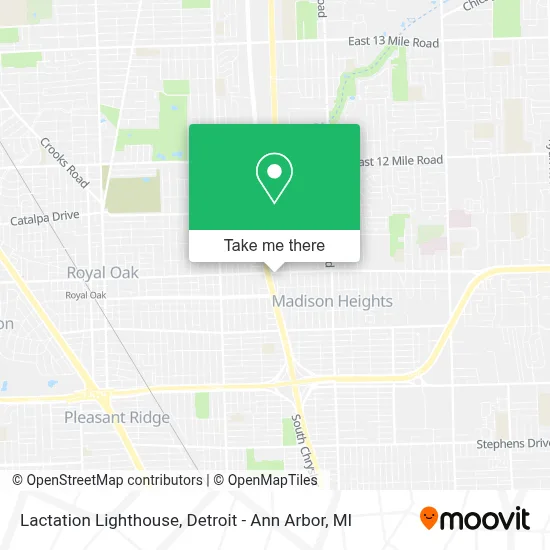 Lactation Lighthouse map
