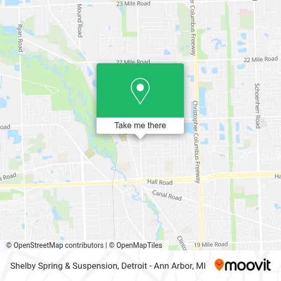 Shelby Spring & Suspension map