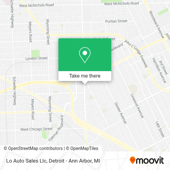 Lo Auto Sales Llc map