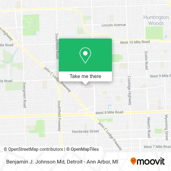 Benjamin J. Johnson Md map