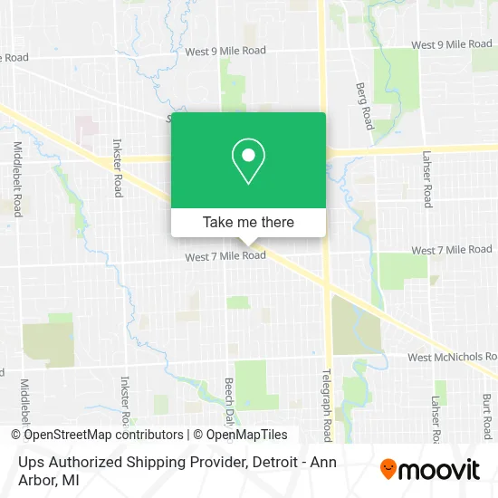 Ups Authorized Shipping Provider map