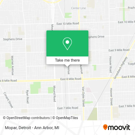 Mopar map