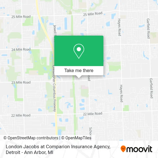 London Jacobs at Comparion Insurance Agency map