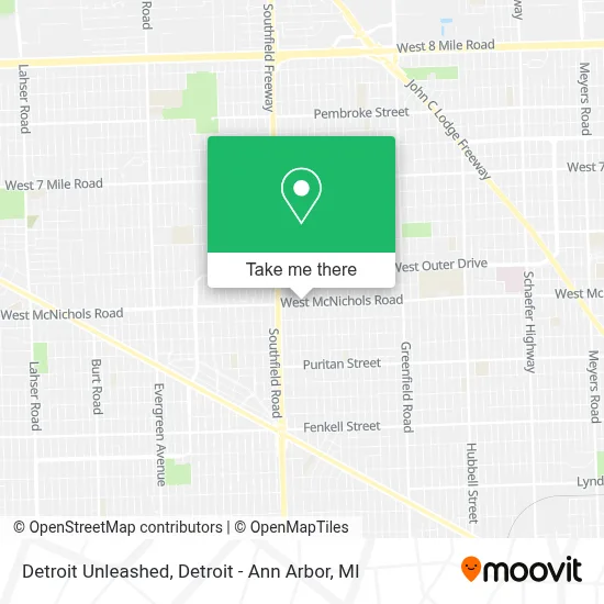 Detroit Unleashed map