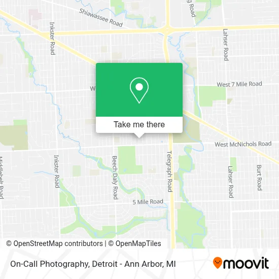 On-Call Photography map