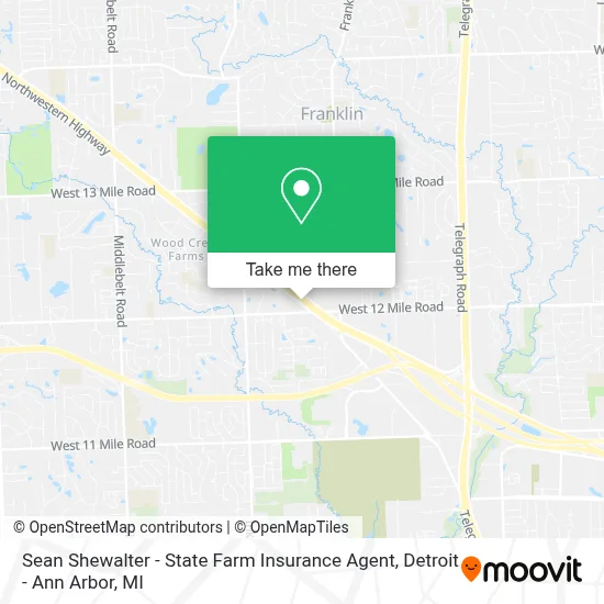 Sean Shewalter - State Farm Insurance Agent map