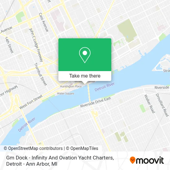 Gm Dock - Infinity And Ovation Yacht Charters map
