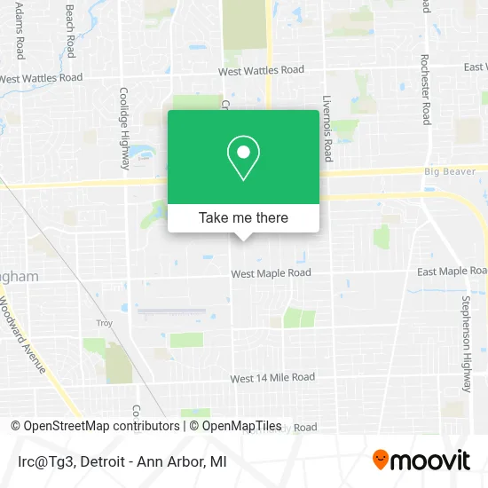 Irc@Tg3 map