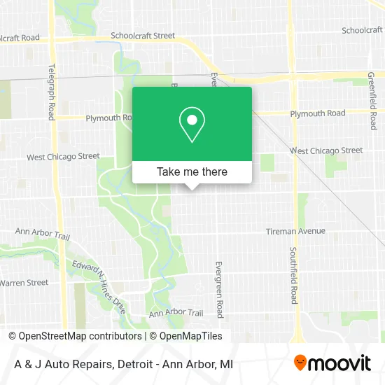 A & J Auto Repairs map