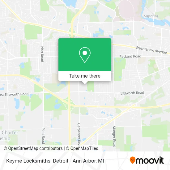 Keyme Locksmiths map