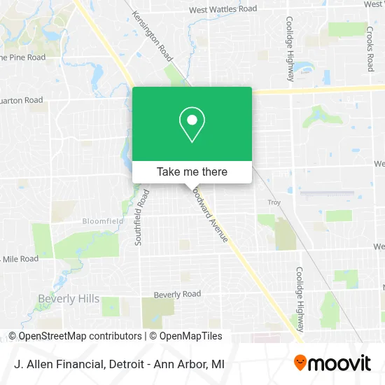 J. Allen Financial map