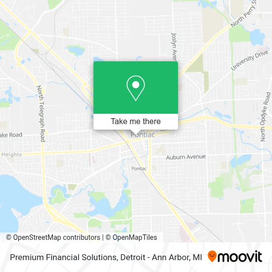 Premium Financial Solutions map