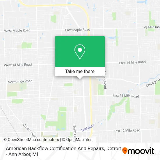 American Backflow Certification And Repairs map