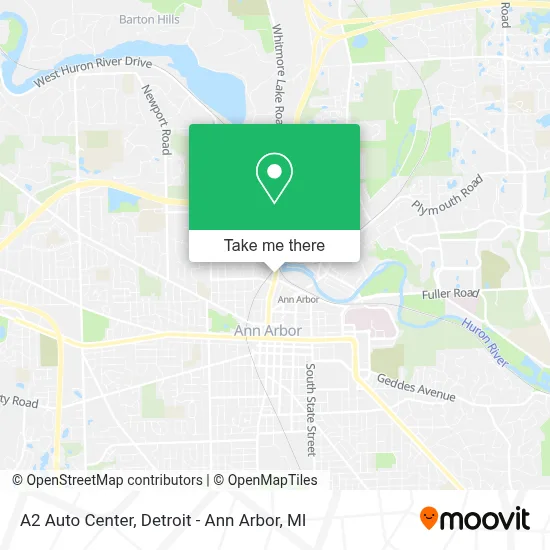 A2 Auto Center map