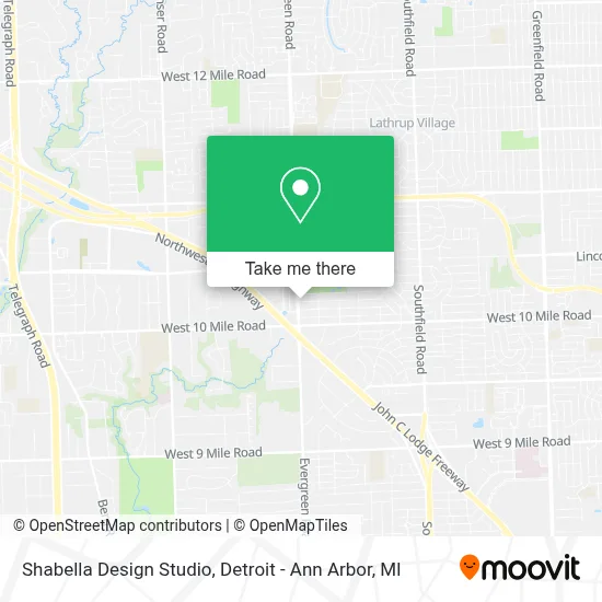 Shabella Design Studio map