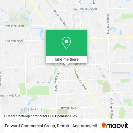 Forward Commercial Group map