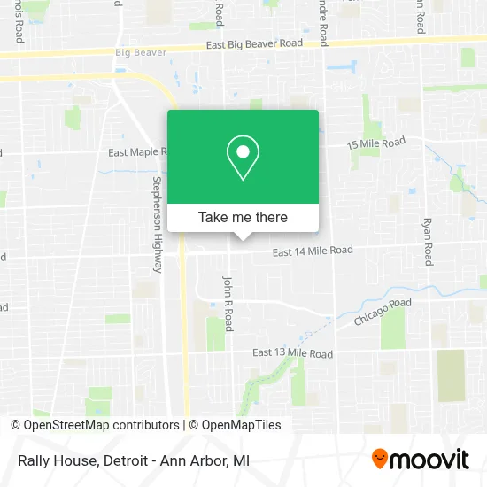 Rally House map