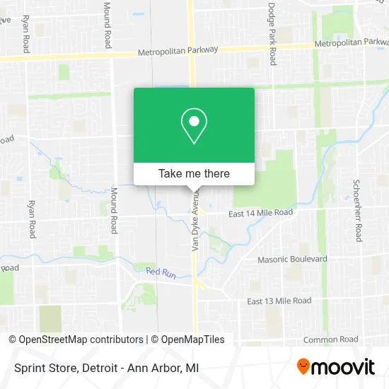 Sprint Store map