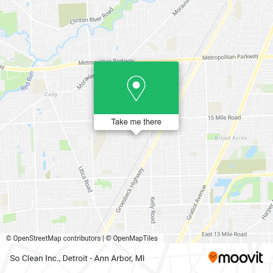So Clean Inc. map