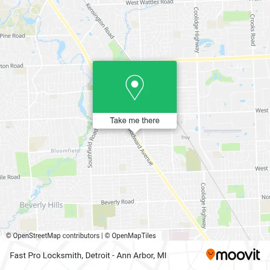 Fast Pro Locksmith map