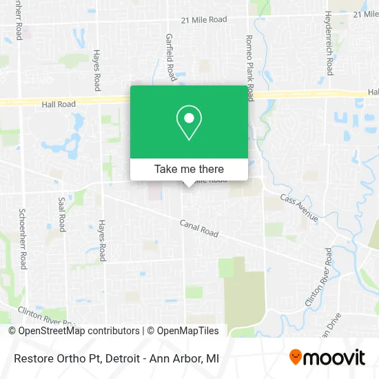 Restore Ortho Pt map