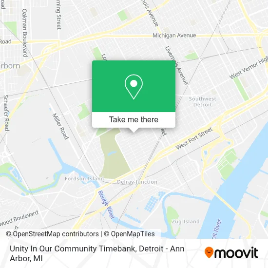 Unity In Our Community Timebank map