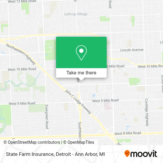 State Farm Insurance map