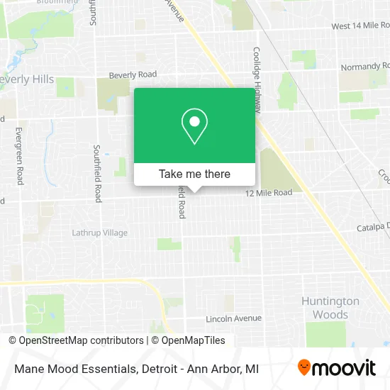Mane Mood Essentials map