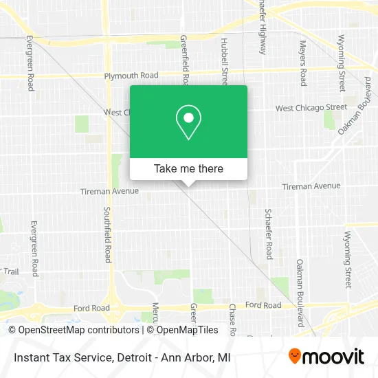 Instant Tax Service map