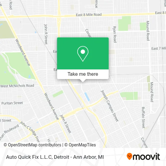 Auto Quick Fix L.L.C map