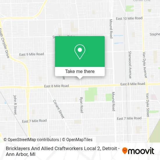 Bricklayers And Allied Craftworkers Local 2 map