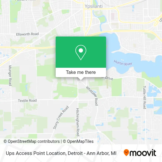 Ups Access Point Location map