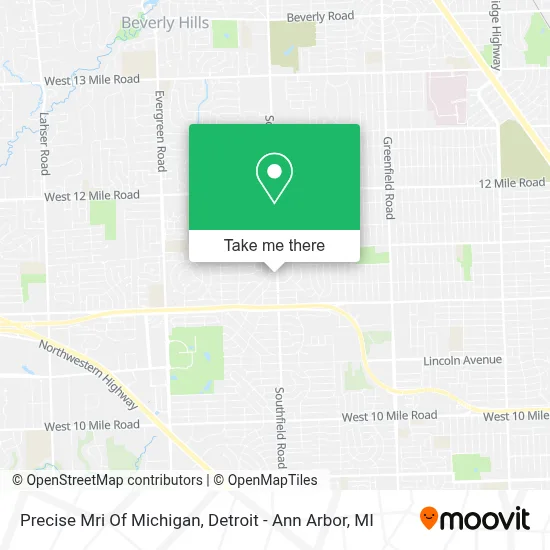 Precise Mri Of Michigan map
